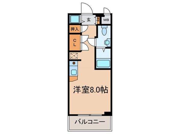 エスリ－ド御堂筋梅田(405)の物件間取画像
